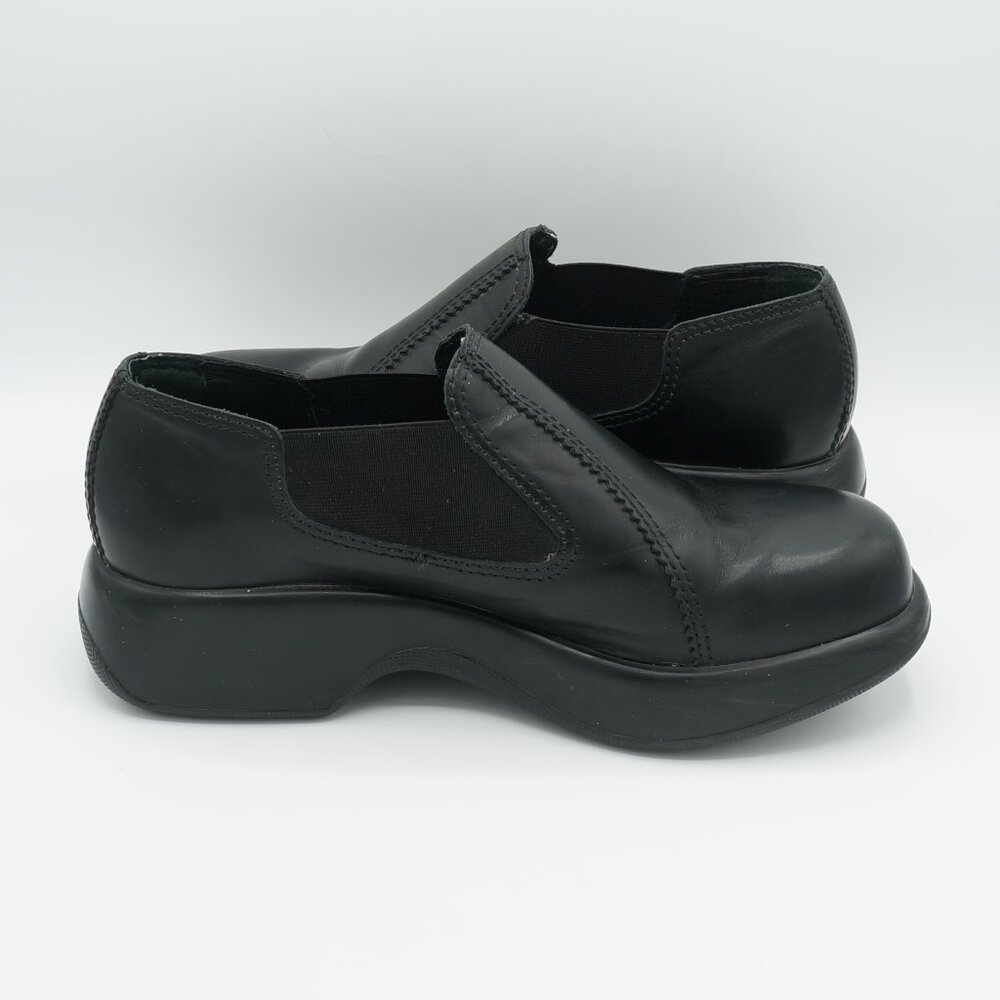 Dansko Stretch Loafers Women's Black Leather Slip-On Comfort Work Shoes Size 39 - Picture 3 of 10